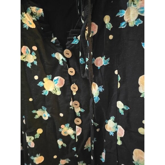 Free People Orange Citrus Summer Dress. Size Medium Sleeveless. - Picture 9 of 16